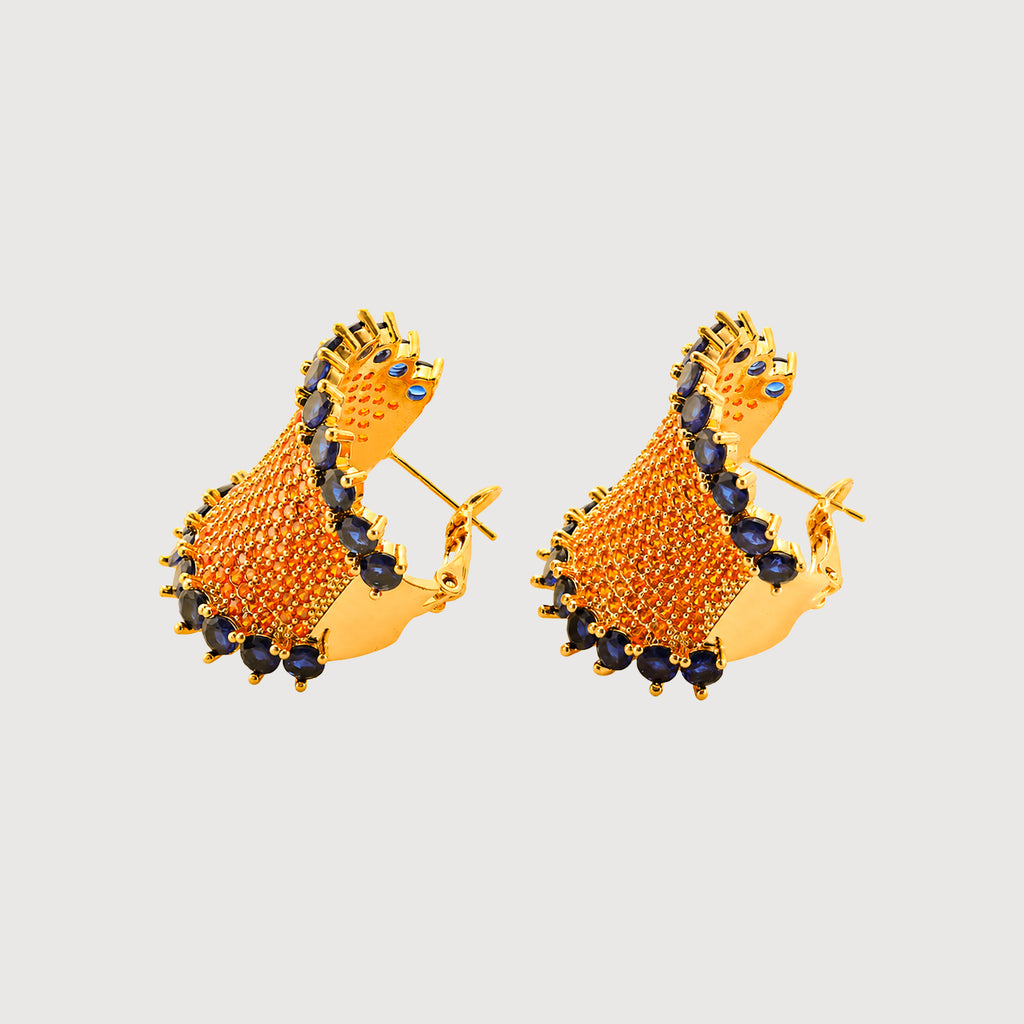 5A Zircon Hoop Earrings