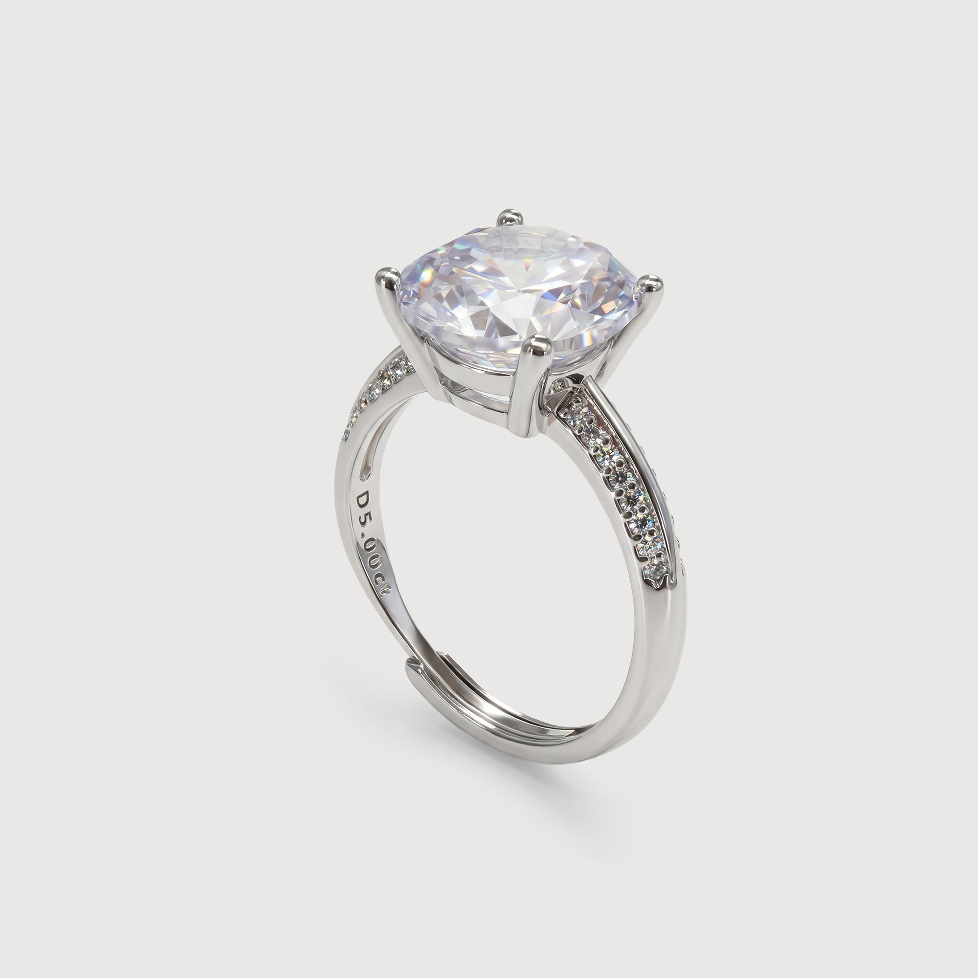 Zircon Solitaire Ring