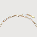 Gold Baroque Pearl Necklace