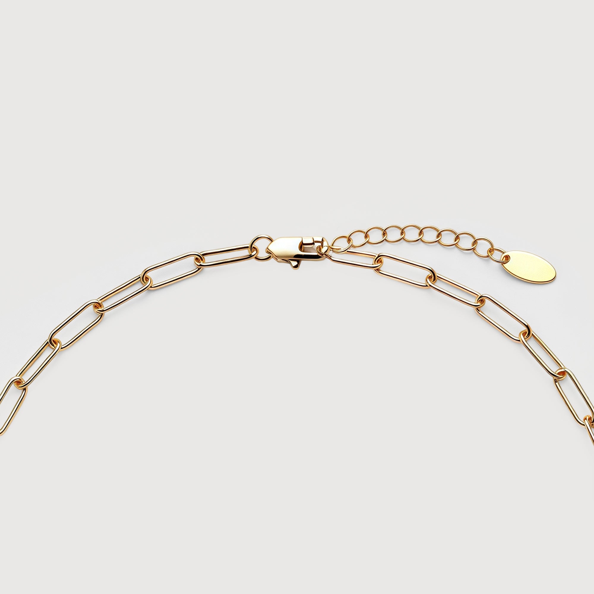 Gold Baroque Pearl Necklace