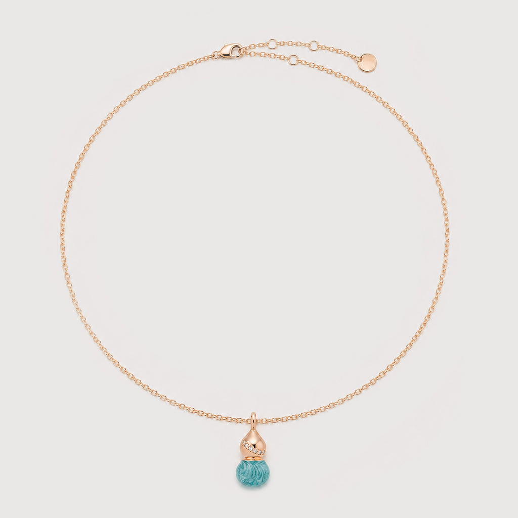 Aqua Drop Necklace