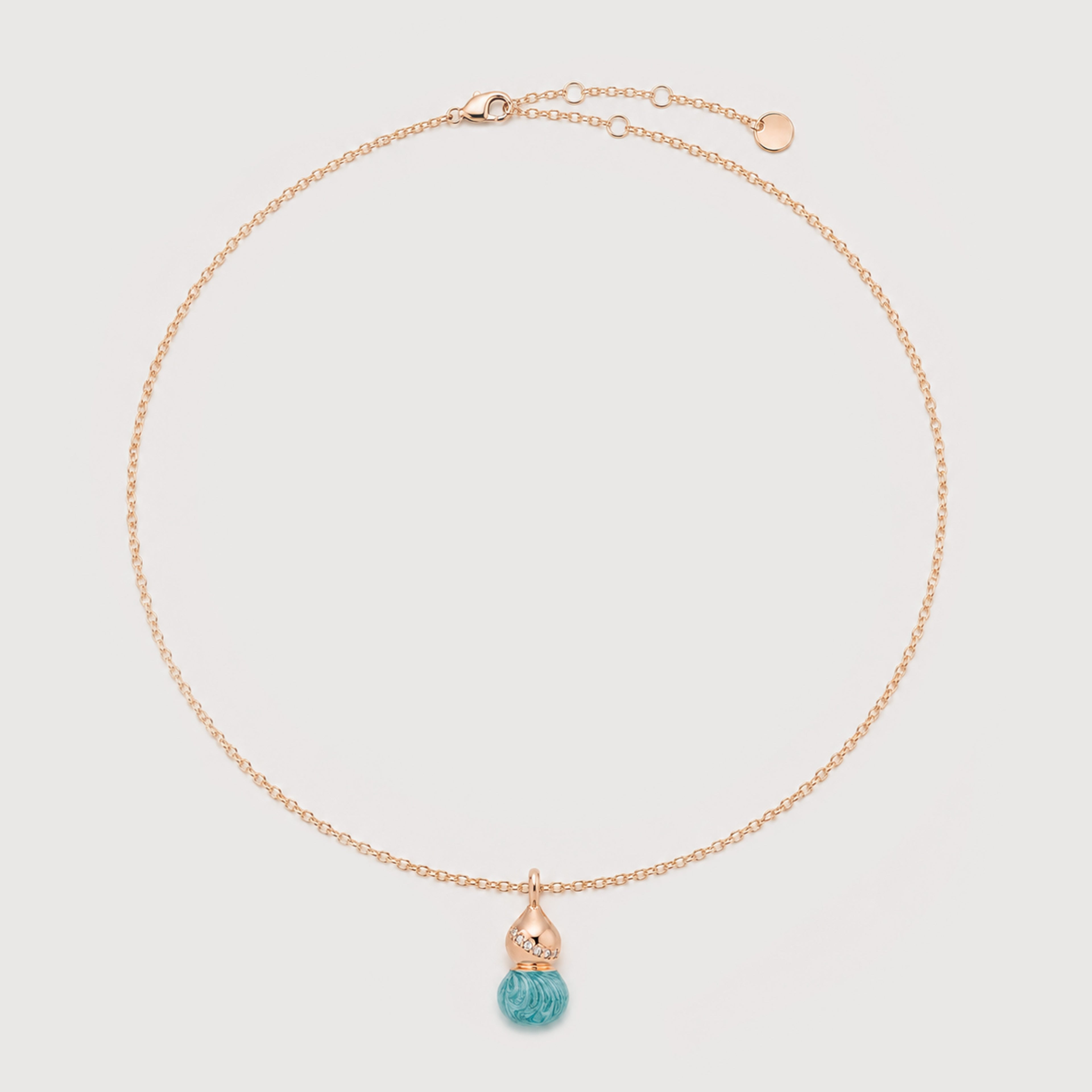 Aqua Drop Necklace