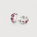 Zircon Hoop Earrings