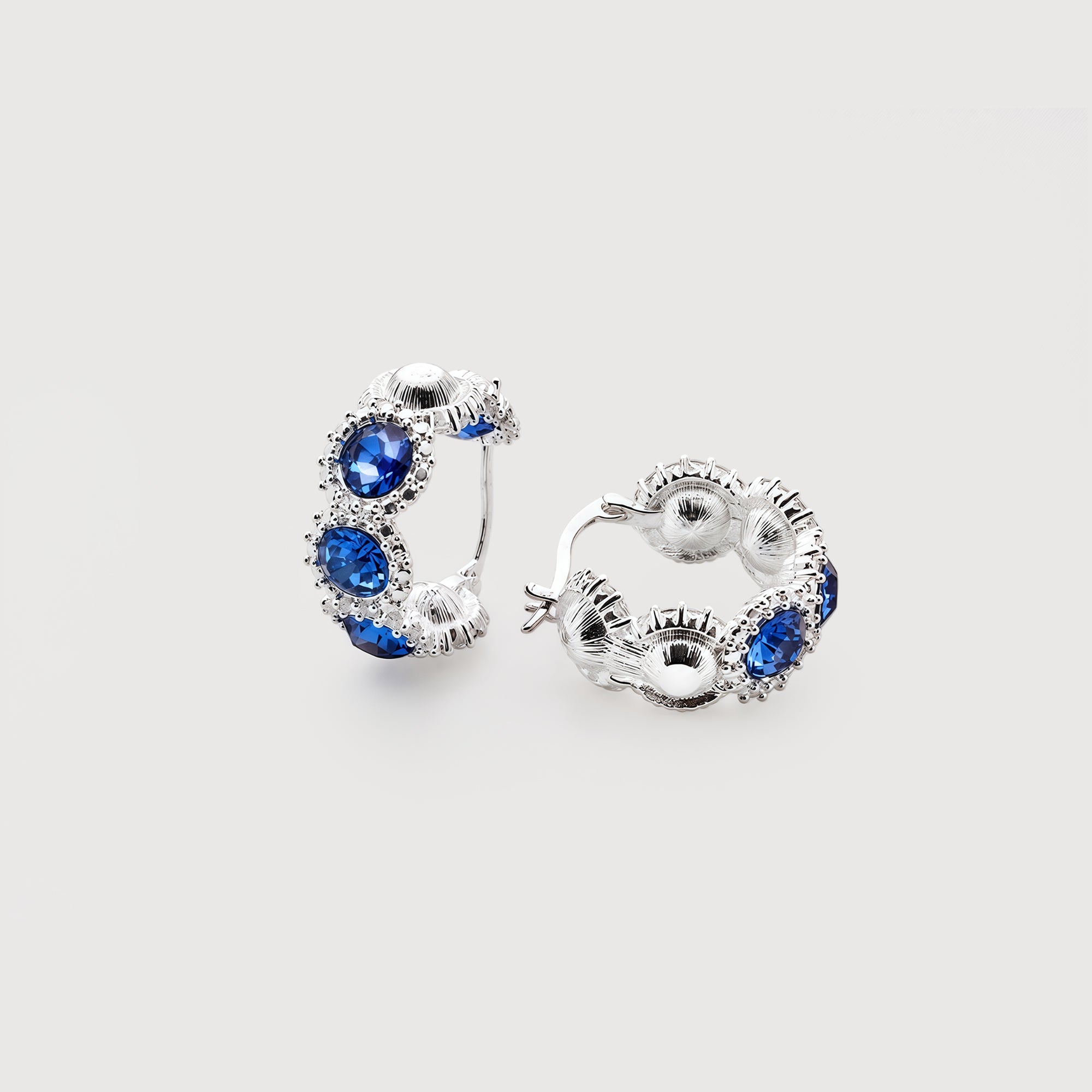 Zircon Hoop Earrings