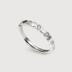 Zircon Facet Band Ring