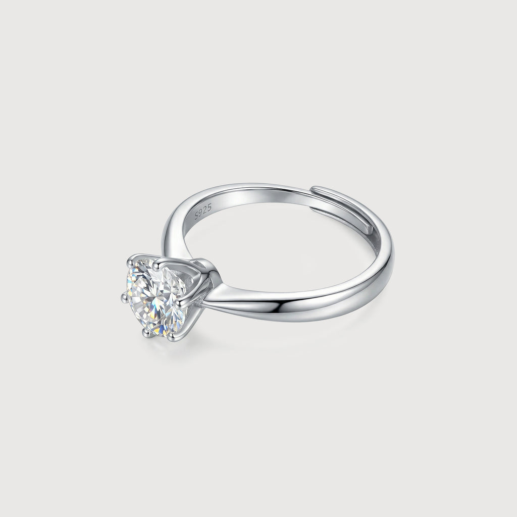 Moissanite Classic Ring