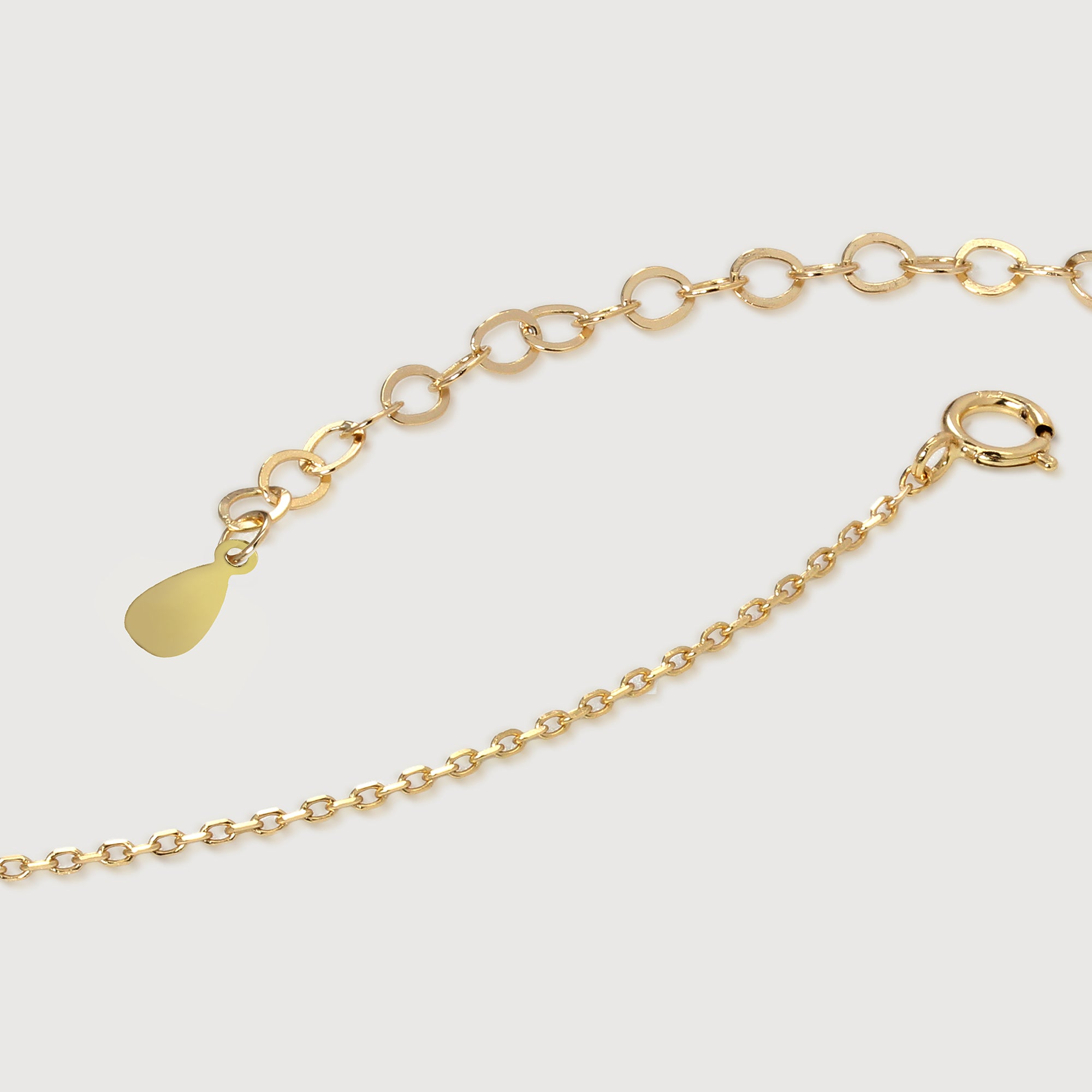 Geo Drop Gold Necklace