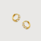 Braided Zircon Huggies
