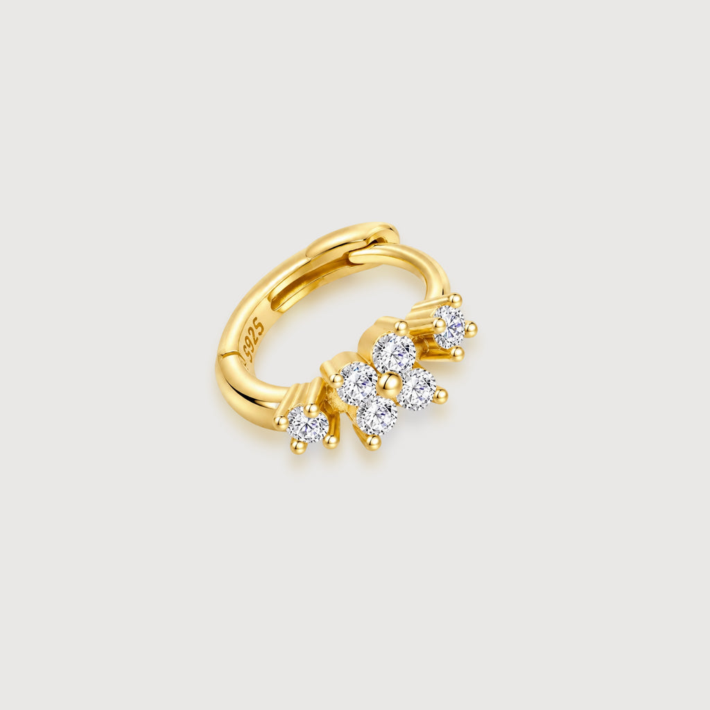 Flora Zircon Huggie