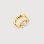 Flora Zircon Huggie