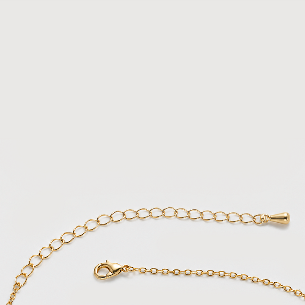 Rainbow Crystal Charm Necklace