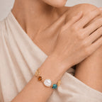 Turquoise Pearl Bracelet