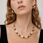 Luxe Shell Stone Necklace