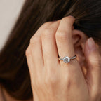 Moissanite Classic Ring