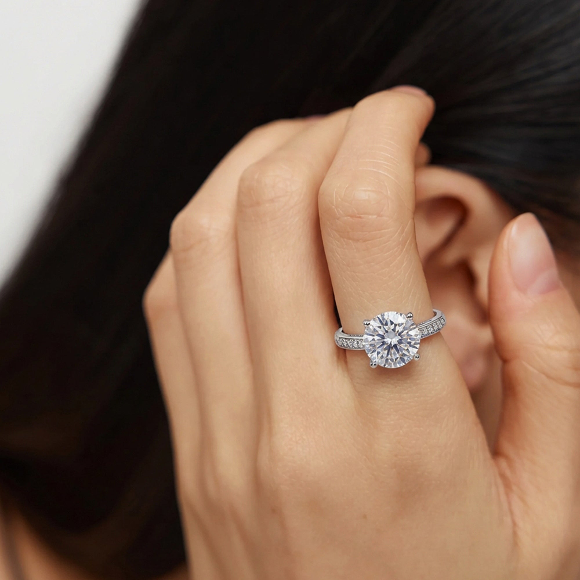 Zircon Solitaire Ring