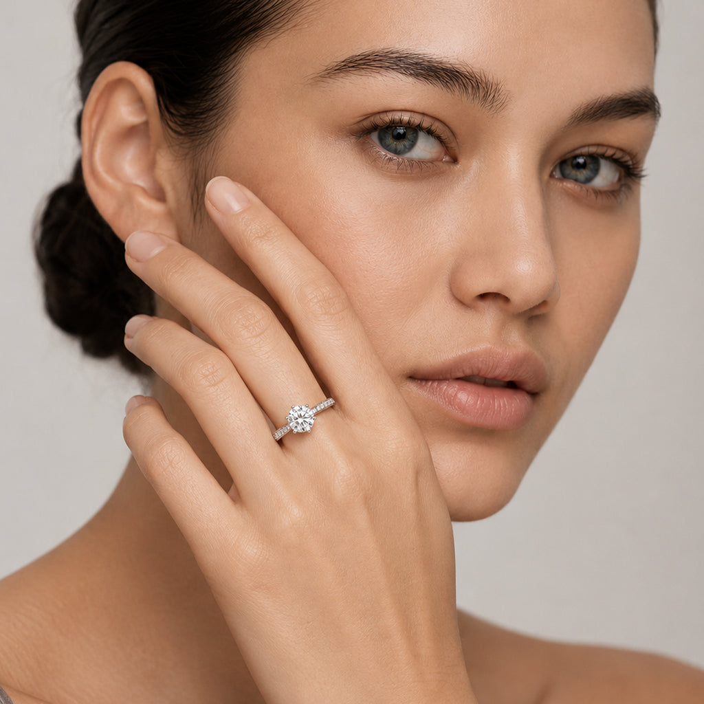 Zircon Promise Rings