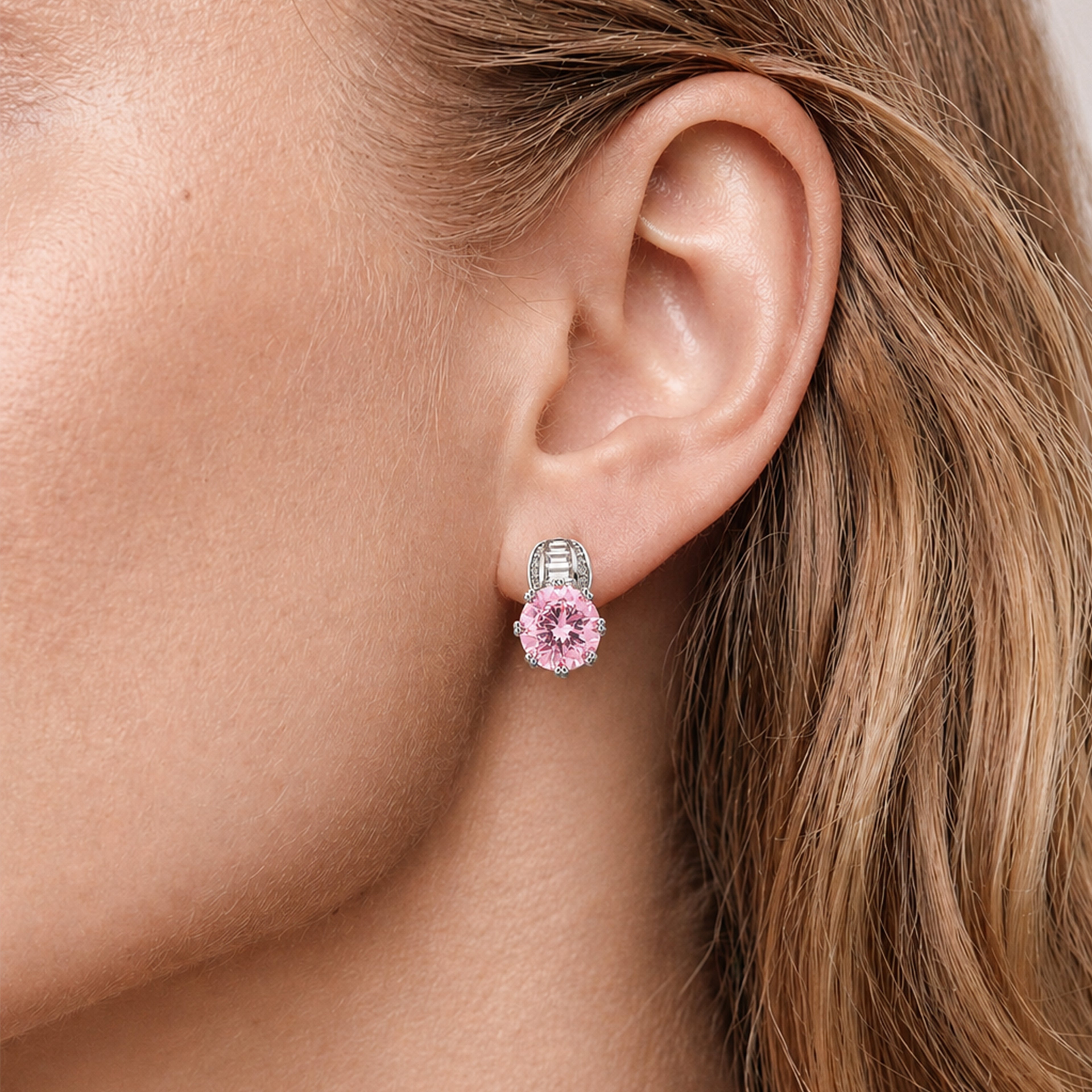 Zircon Drop Earrings
