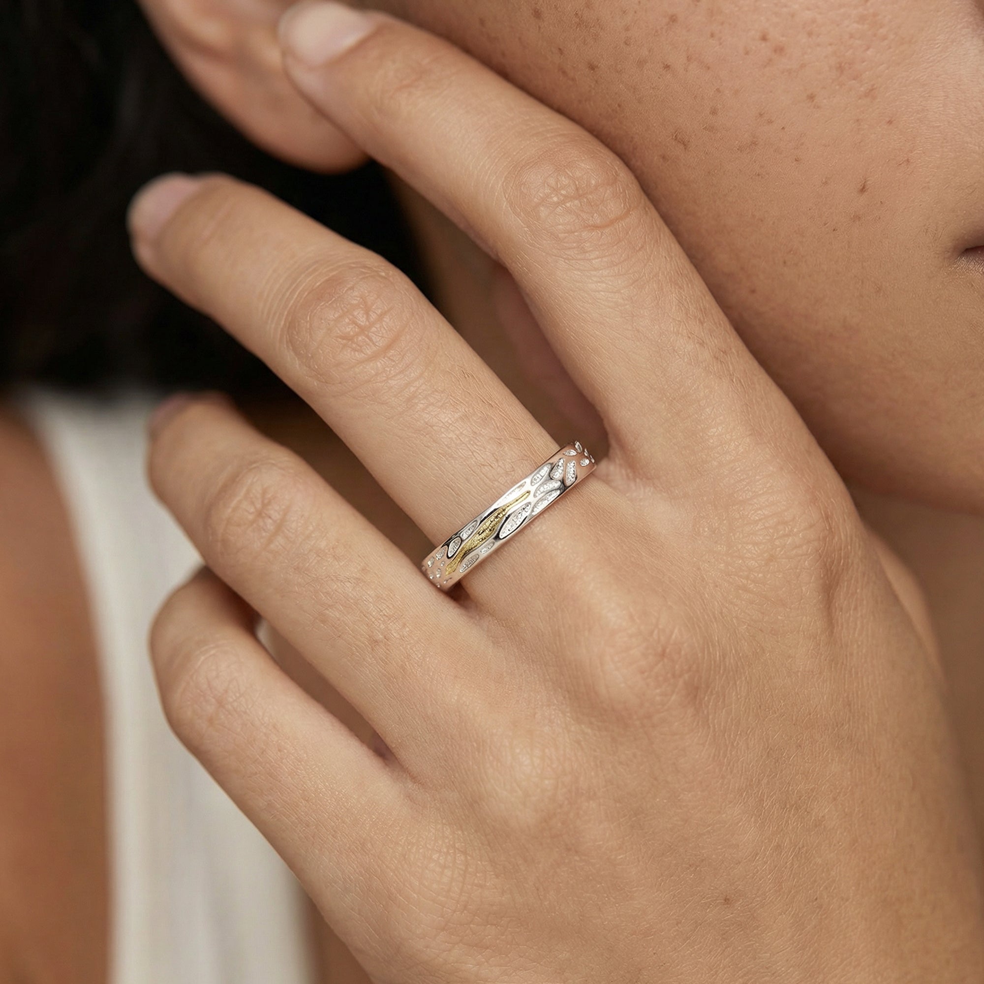 Two-Tone Couple Rings