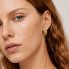Turquoise Huggie Earrings