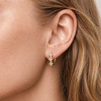 Flora Zircon Huggie