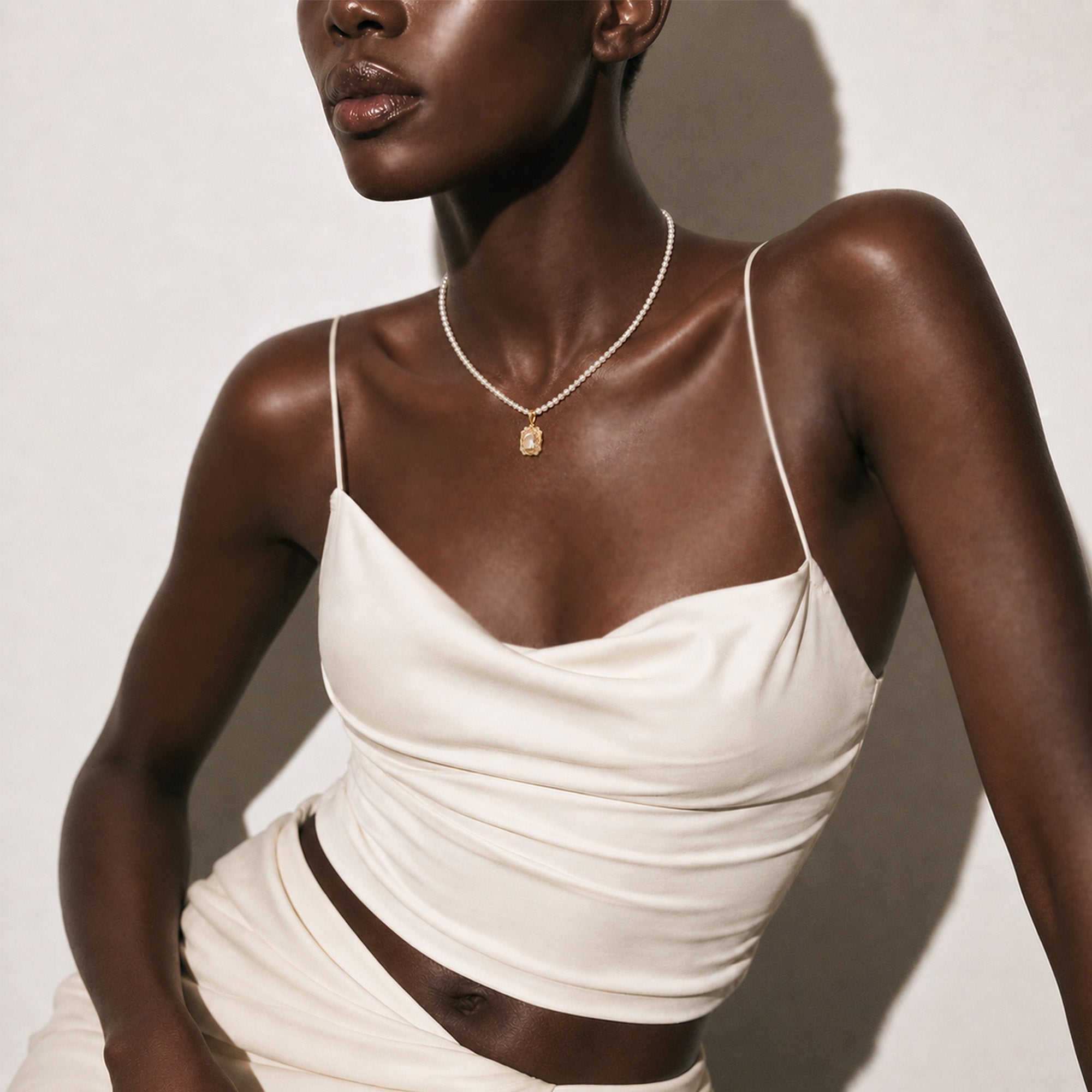 Lustre Pearl Necklace