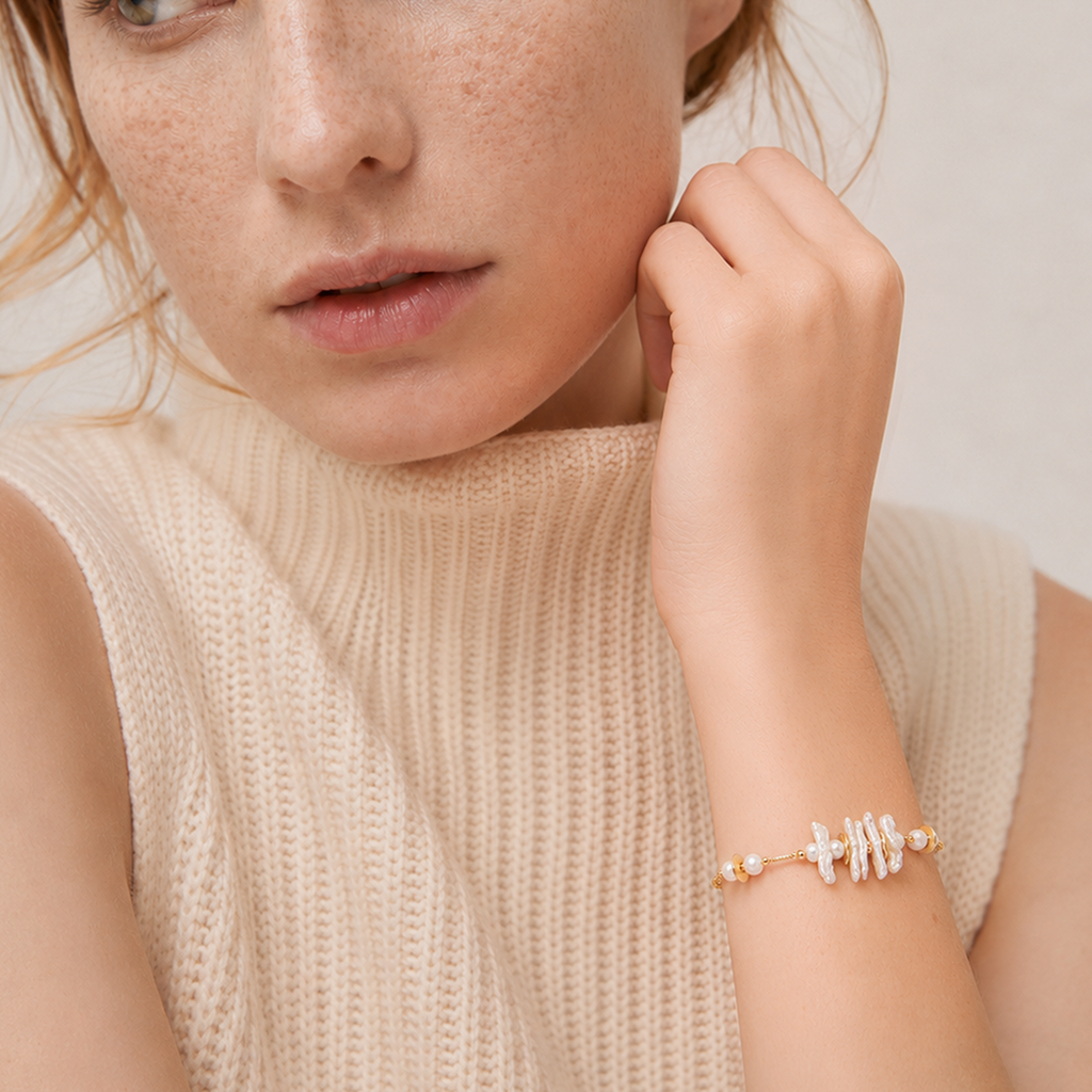 Lumi Baroque Pearl Bracelet