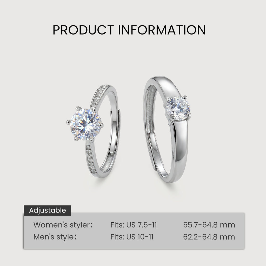 Zircon Promise Rings