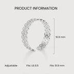 Silver Lace Open Ring