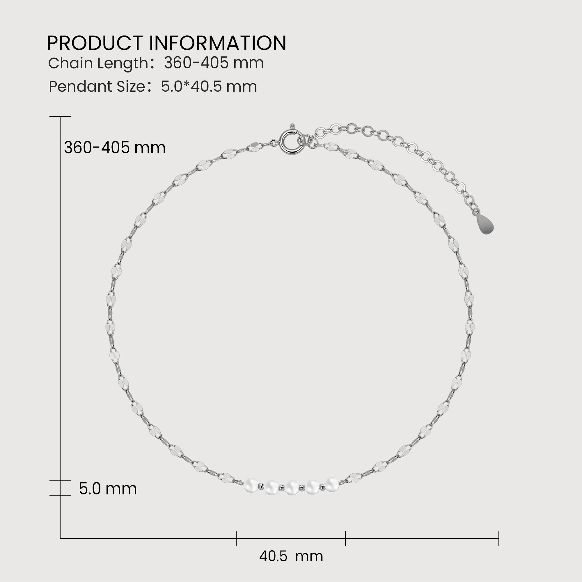 Pearl Station Necklace