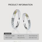 Two-Tone Couple Rings