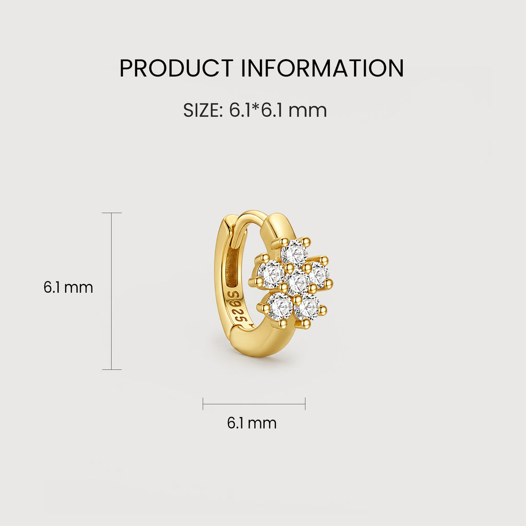 Zircon Flower Huggies