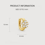 Zircon Flower Huggies
