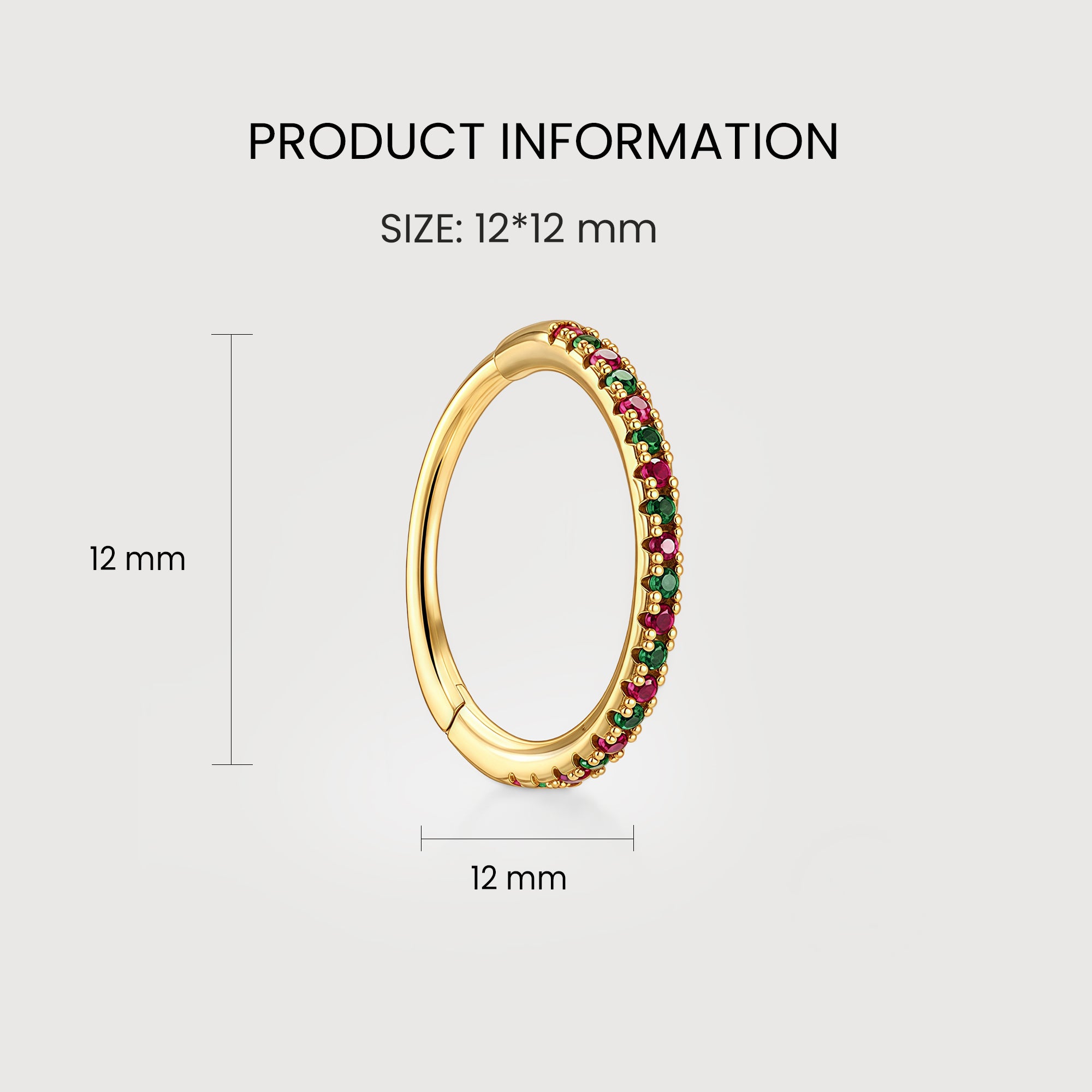 Rainbow Zircon Huggies