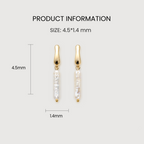 Lustre Pearl Drop Studs