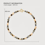 Luxe Stone Bead Necklace