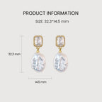 Baroque Pearl Drop Earrings