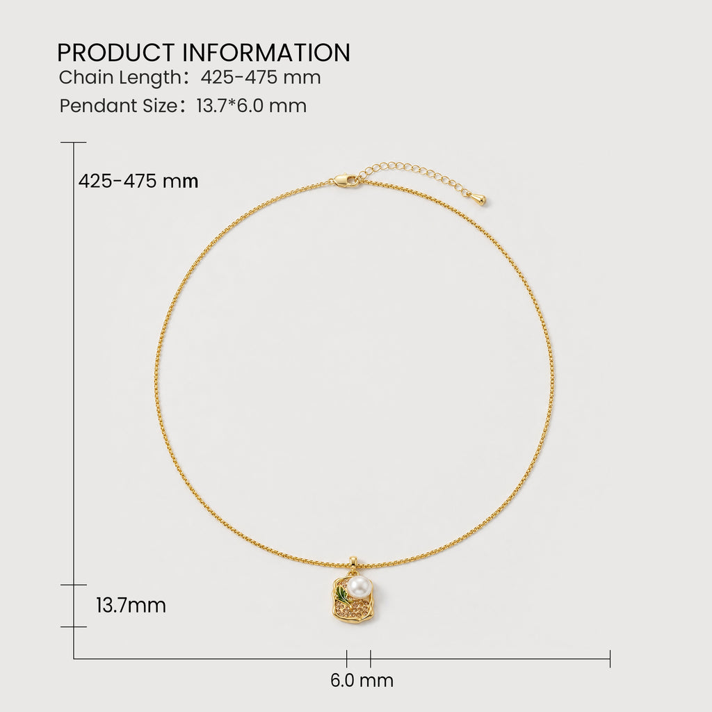 Radiant Pearl Necklace