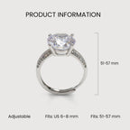 Zircon Solitaire Ring
