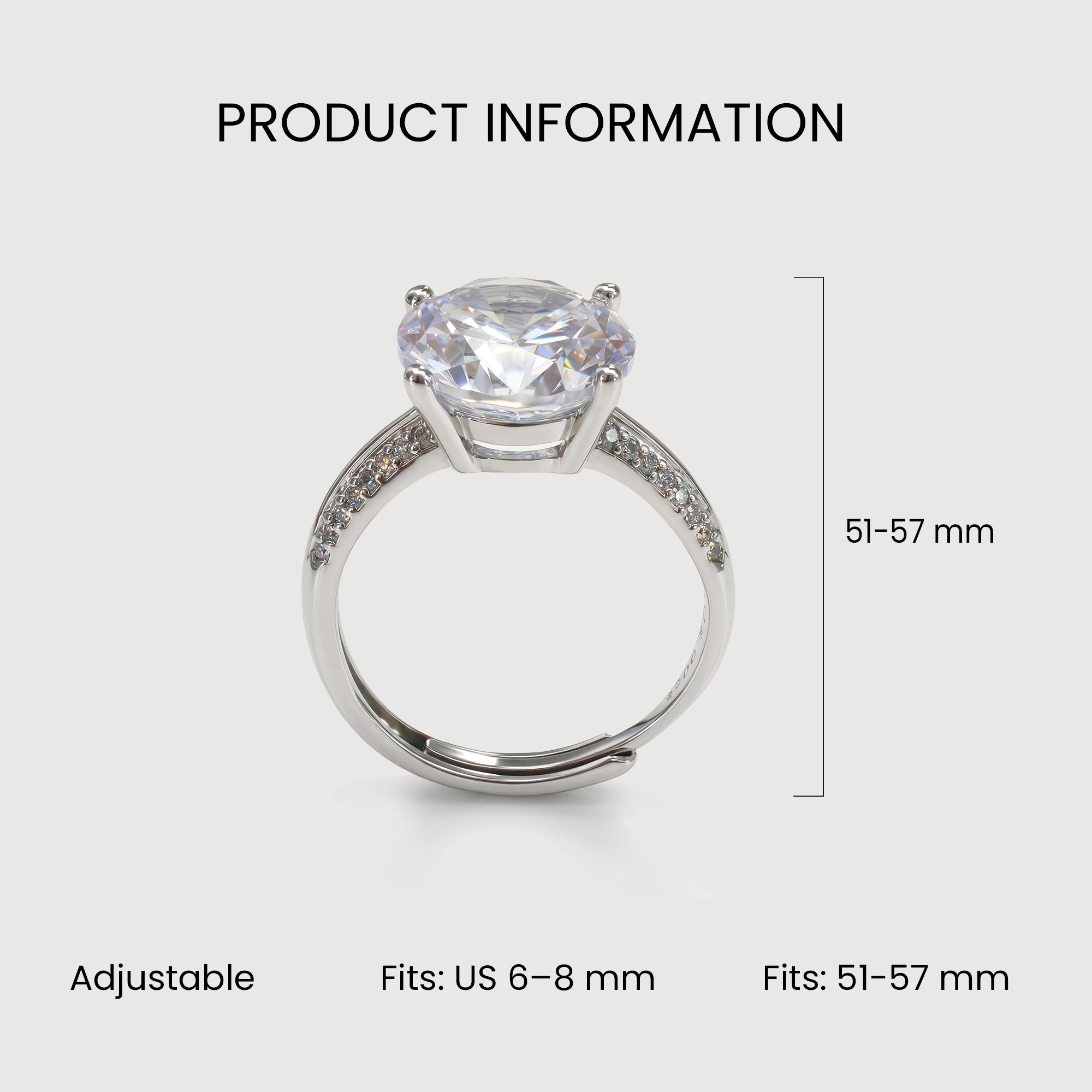 Zircon Solitaire Ring
