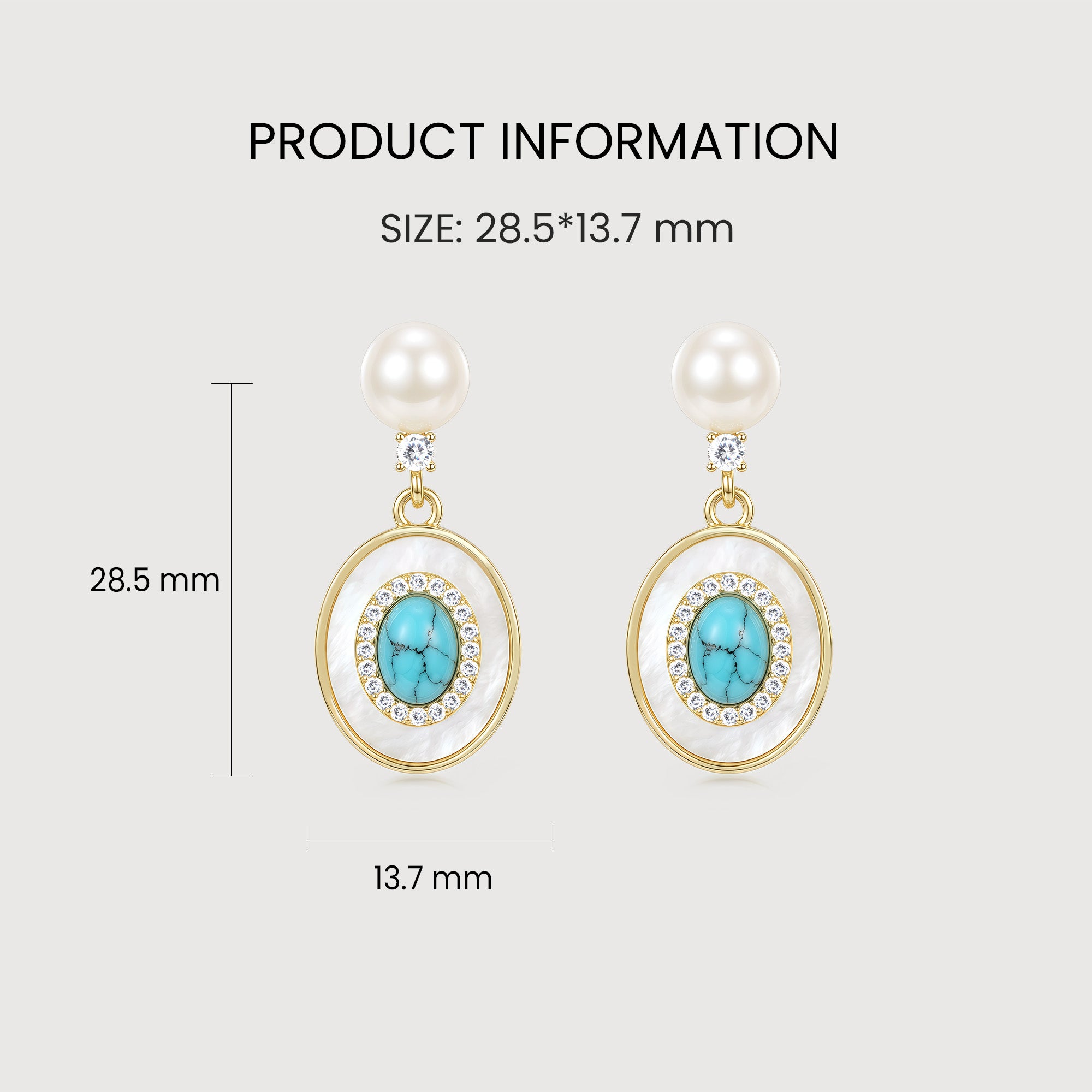 Pearl Medallion Earrings