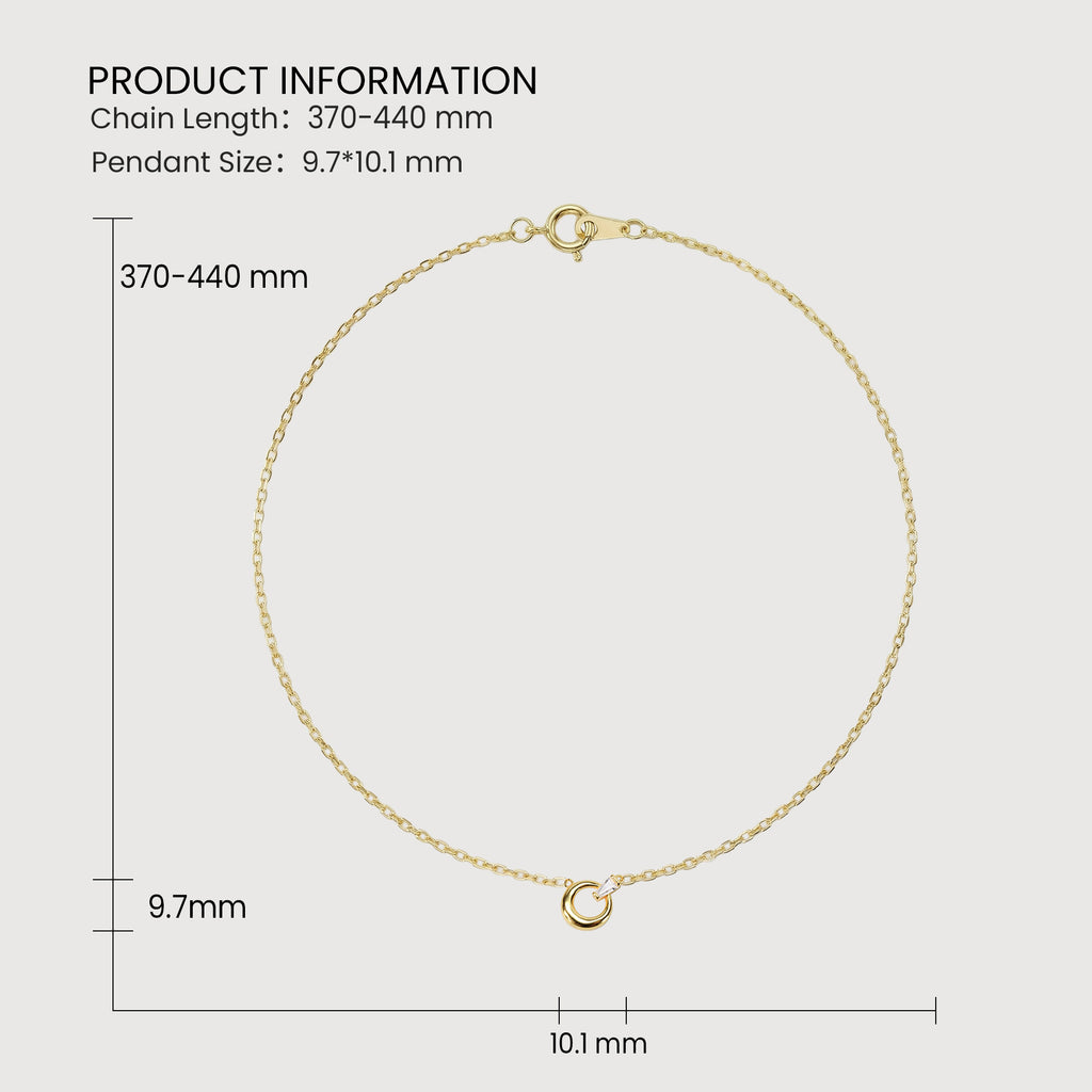 Golden Halo Pendant Necklace