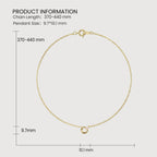 Golden Halo Pendant Necklace