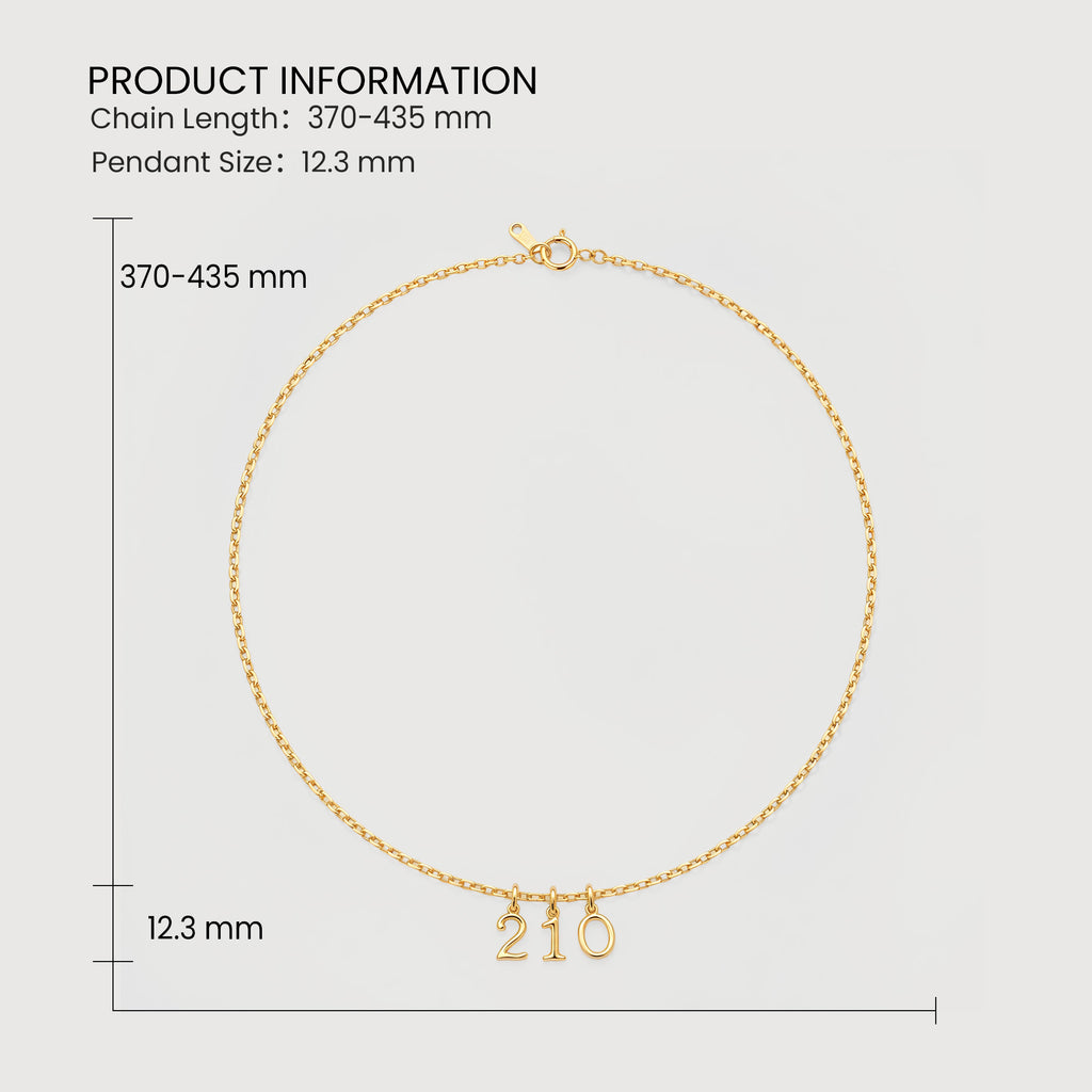 Gold Initial Necklace