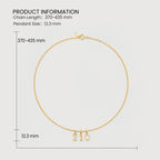 Gold Initial Necklace