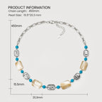 Luxe Shell Stone Necklace