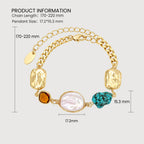 Turquoise Pearl Bracelet
