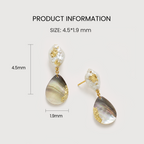 Pearl Shell Drop Earrings