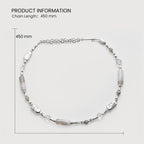 Silver Crystal Necklace