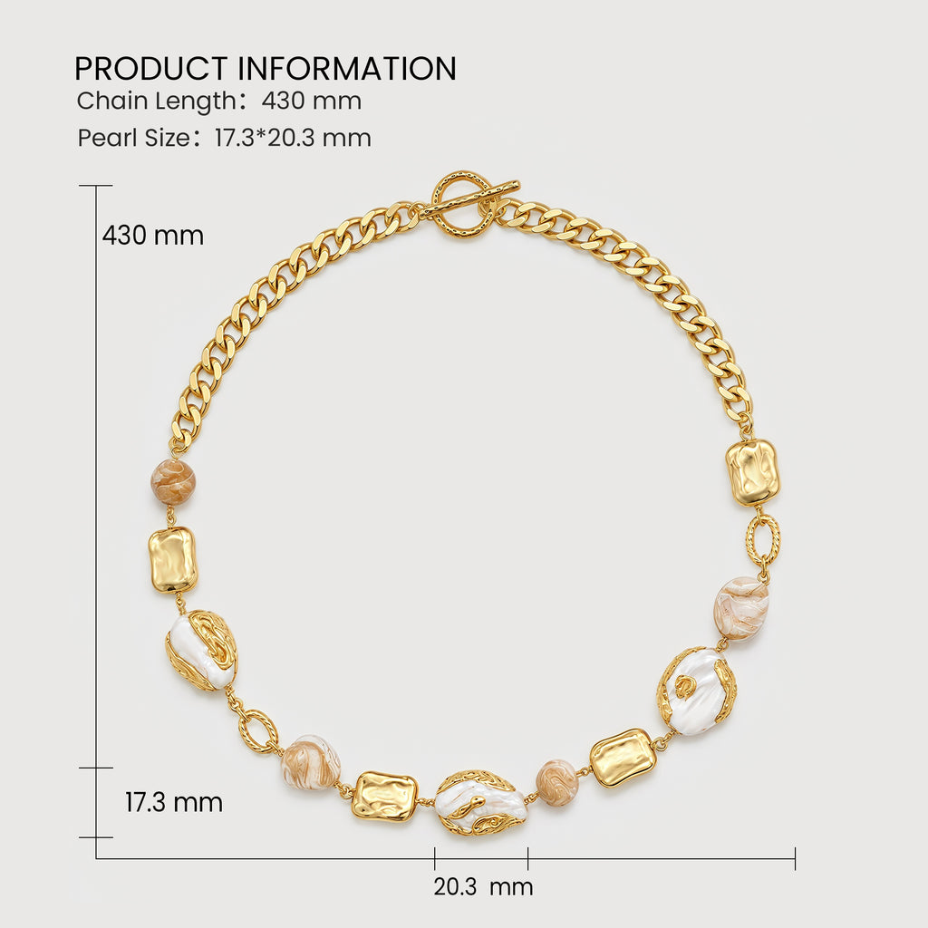 Baroque Pearl Necklace