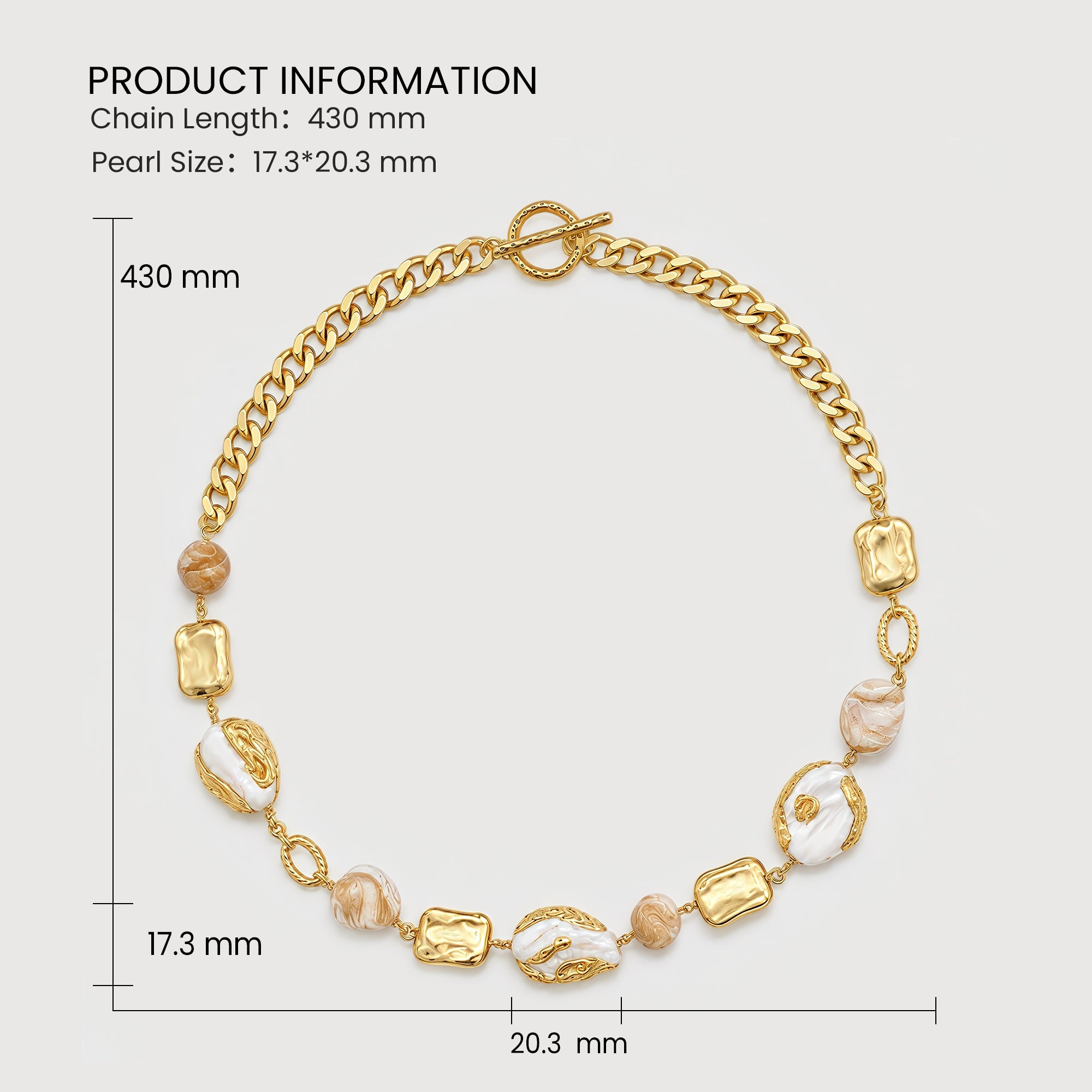Baroque Pearl Necklace